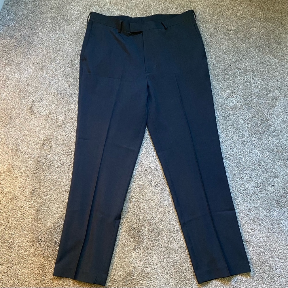 perry ellis portfolio mens charcoal dress pants 36